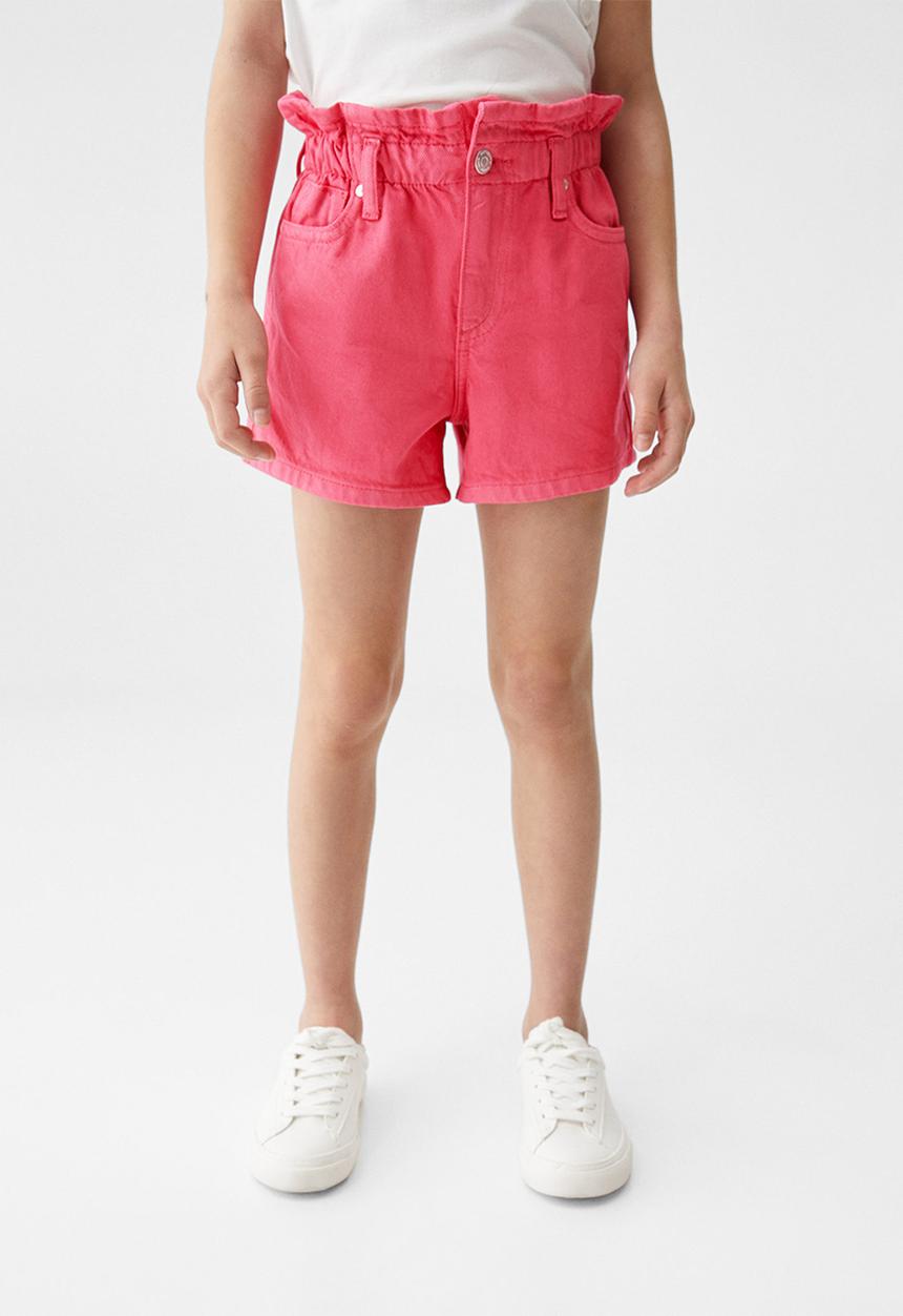 MANGO - Shorts paper - strawberry