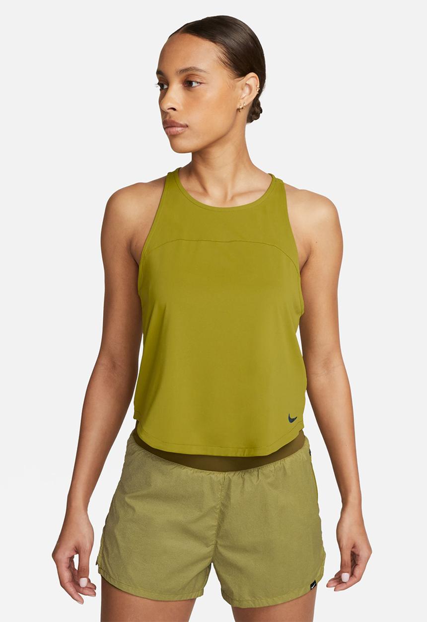 Nike - W nike dri-fit adv run division tank - moss