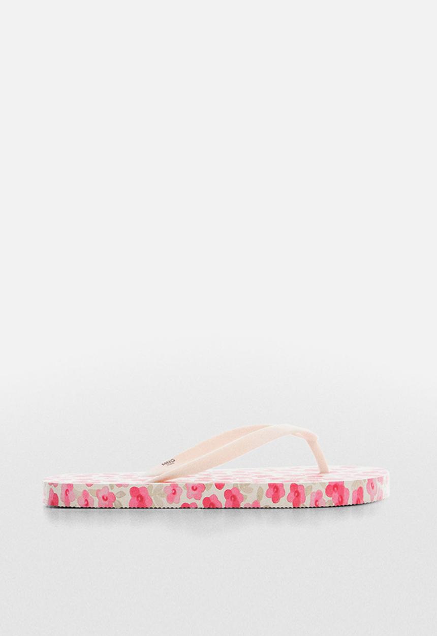 MANGO - Flip- flop flourp - pink
