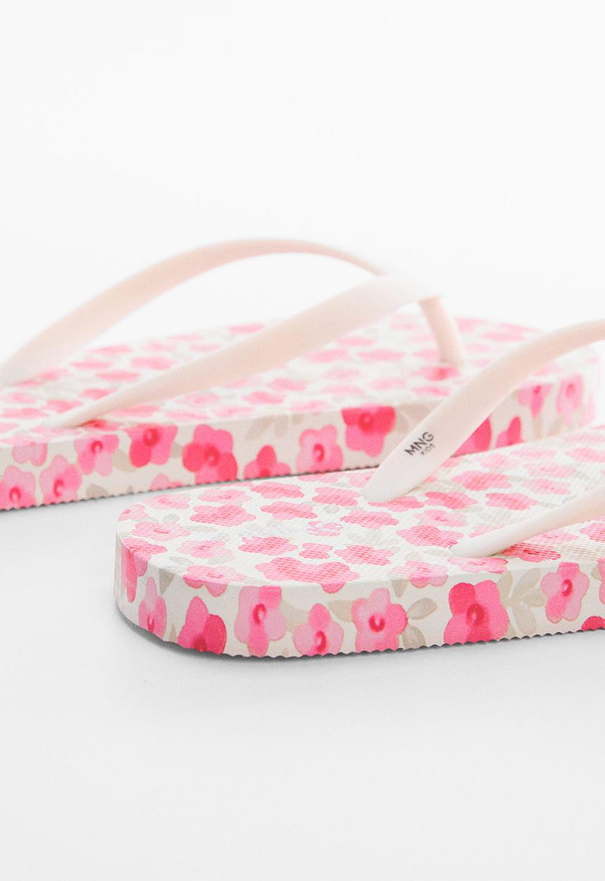 MANGO - Flip- flop flourp - pink