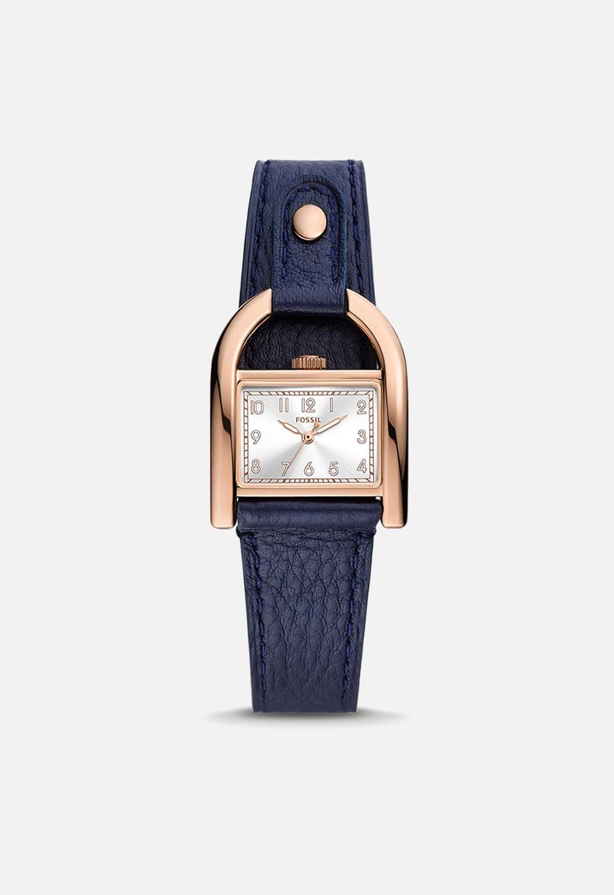 Fossil - Harwell- navy/rose gold