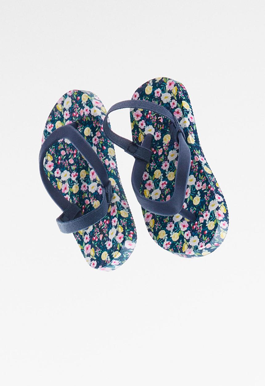 MANGO - Flip- flop flourb - blue