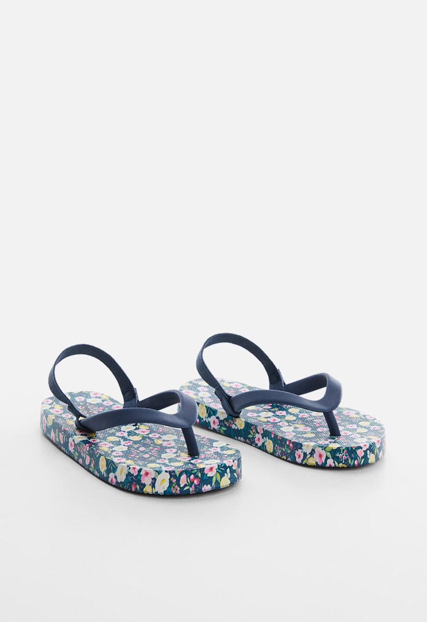 MANGO - Flip- flop flourb - blue