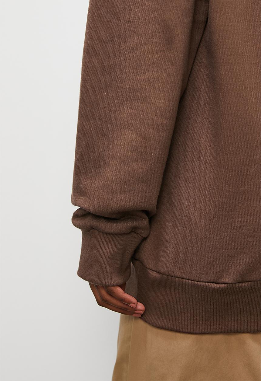Blake - Slouch hoodie - choc