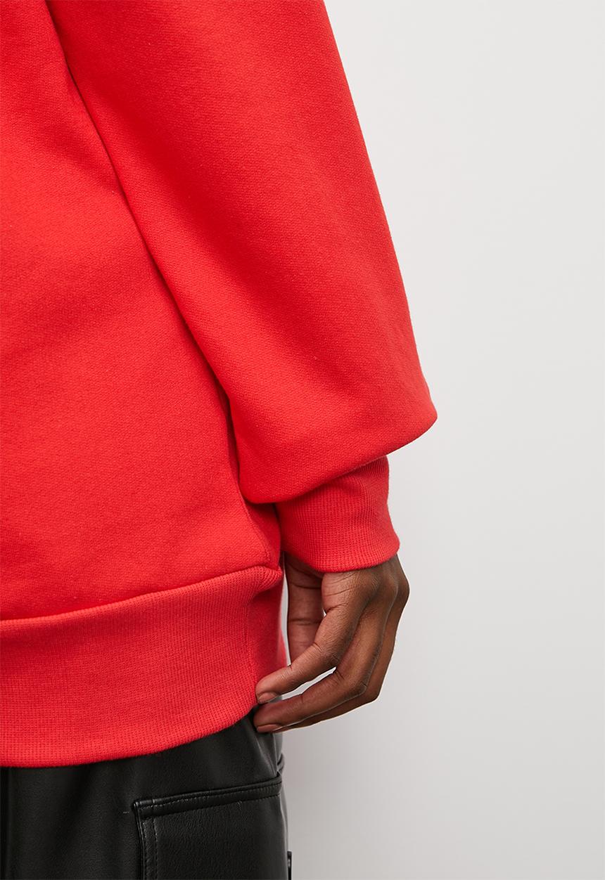 Blake - Slouch hoodie - red