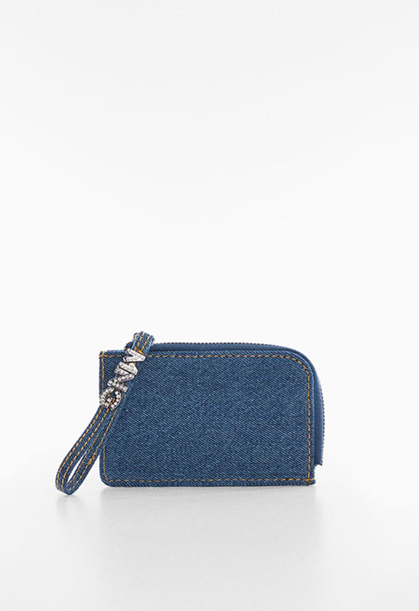 MANGO - Card holder cuesta - blue