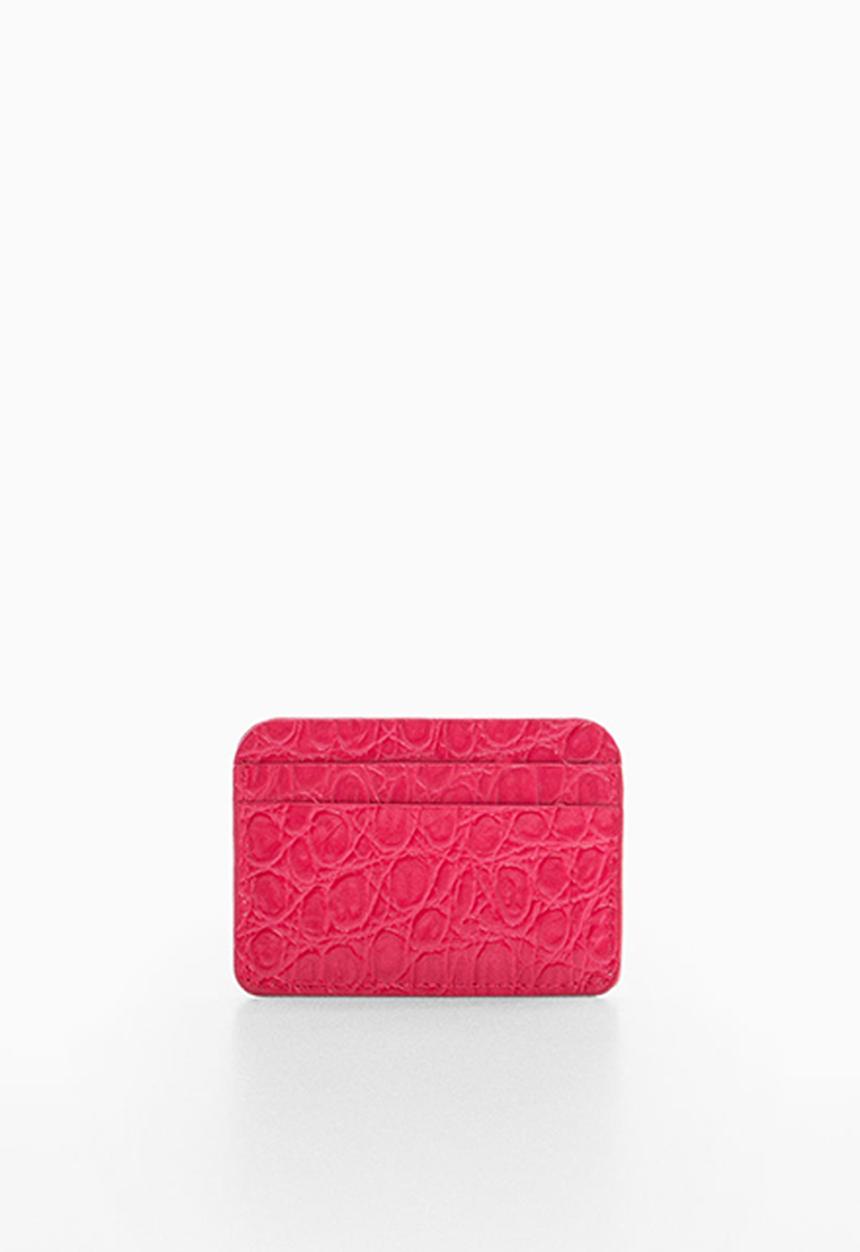 MANGO - Card holder ona - pink