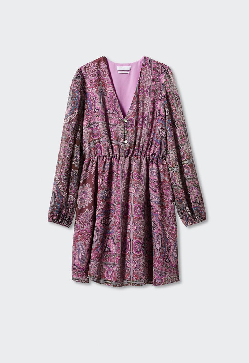 MANGO - Dress diana - light pastel purple 