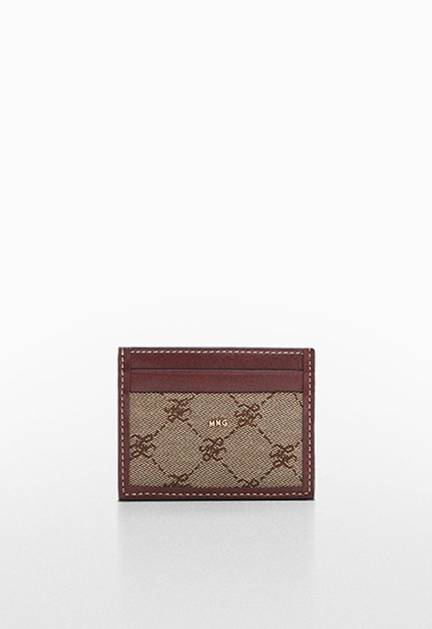 MANGO - Card holder anna - brown
