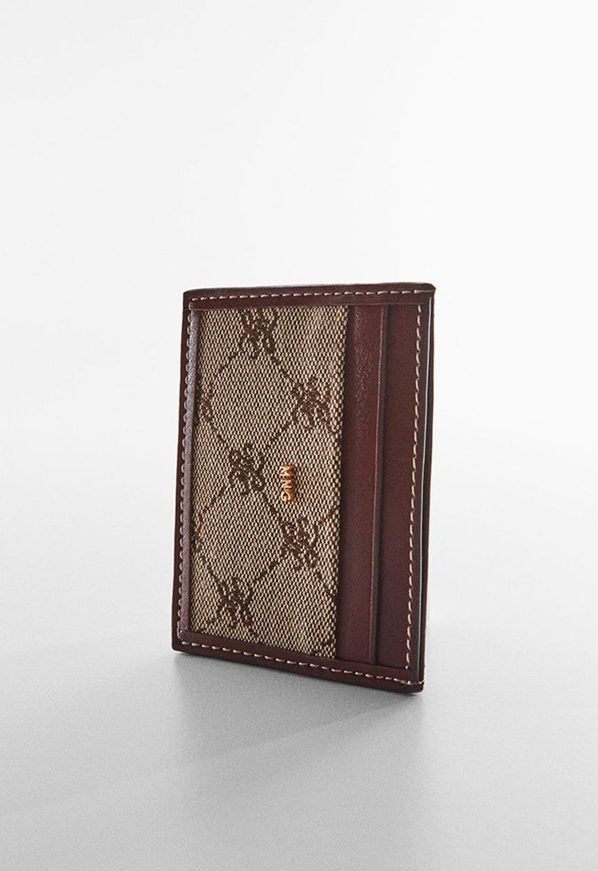 MANGO - Card holder anna - brown