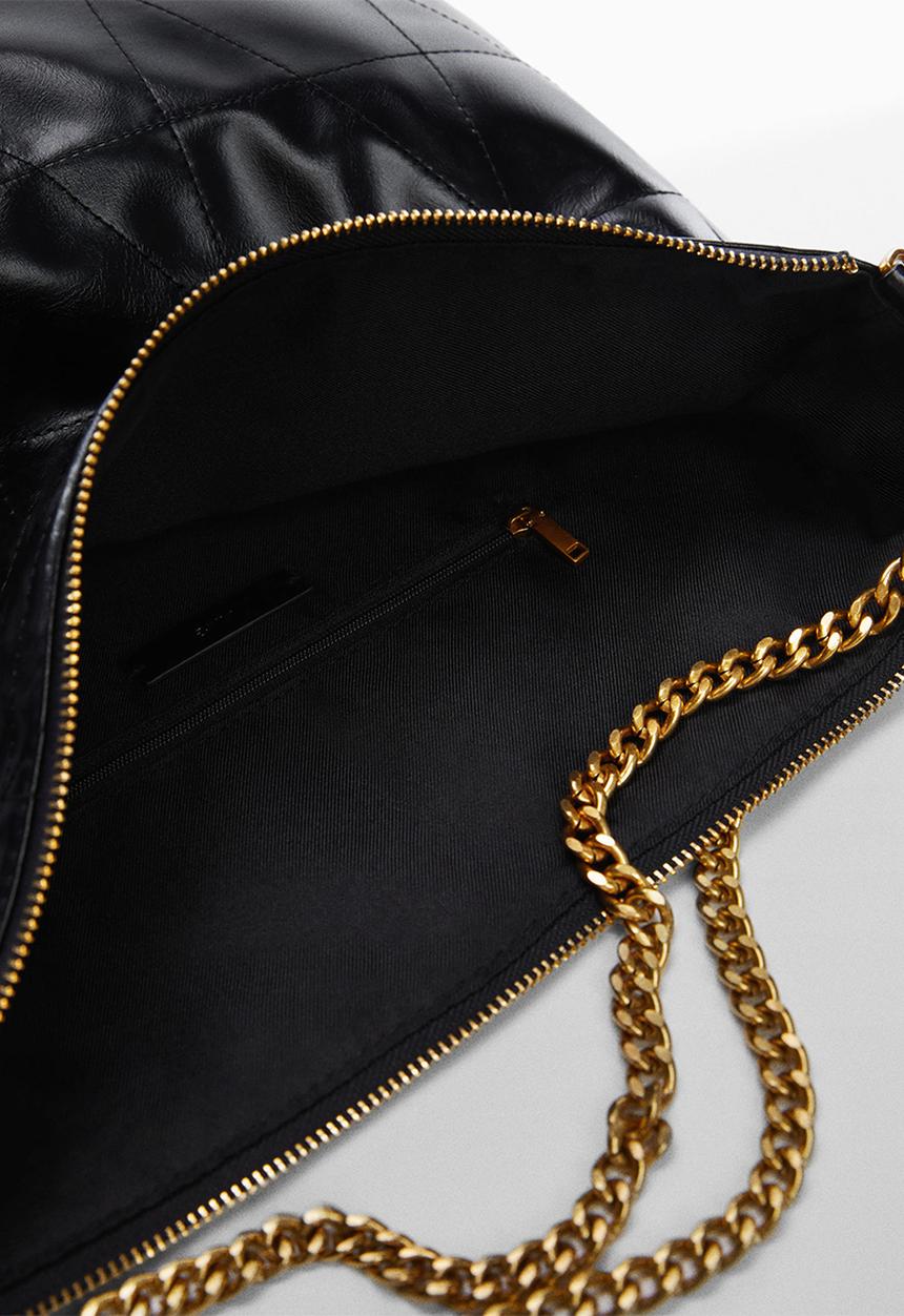 MANGO - Sack bag blake - black