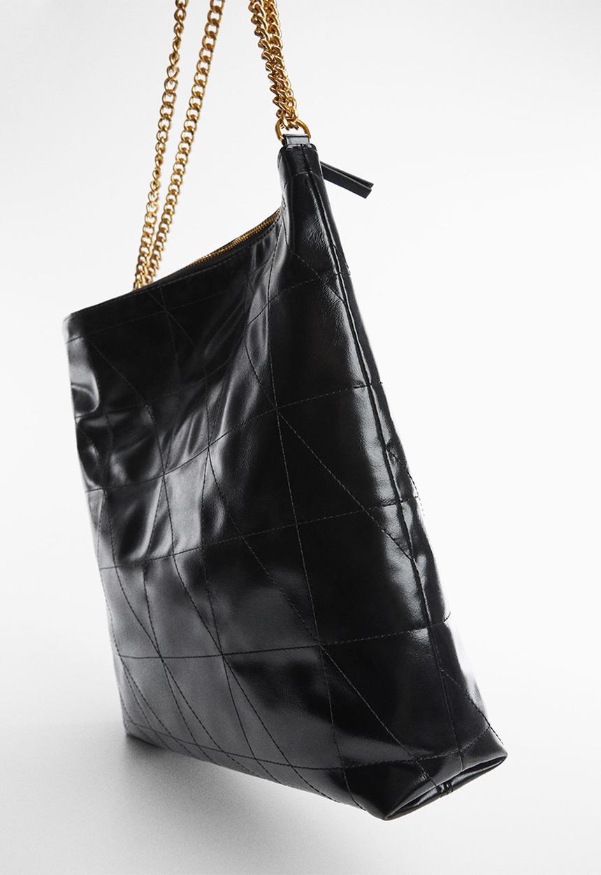 MANGO - Sack bag blake - black