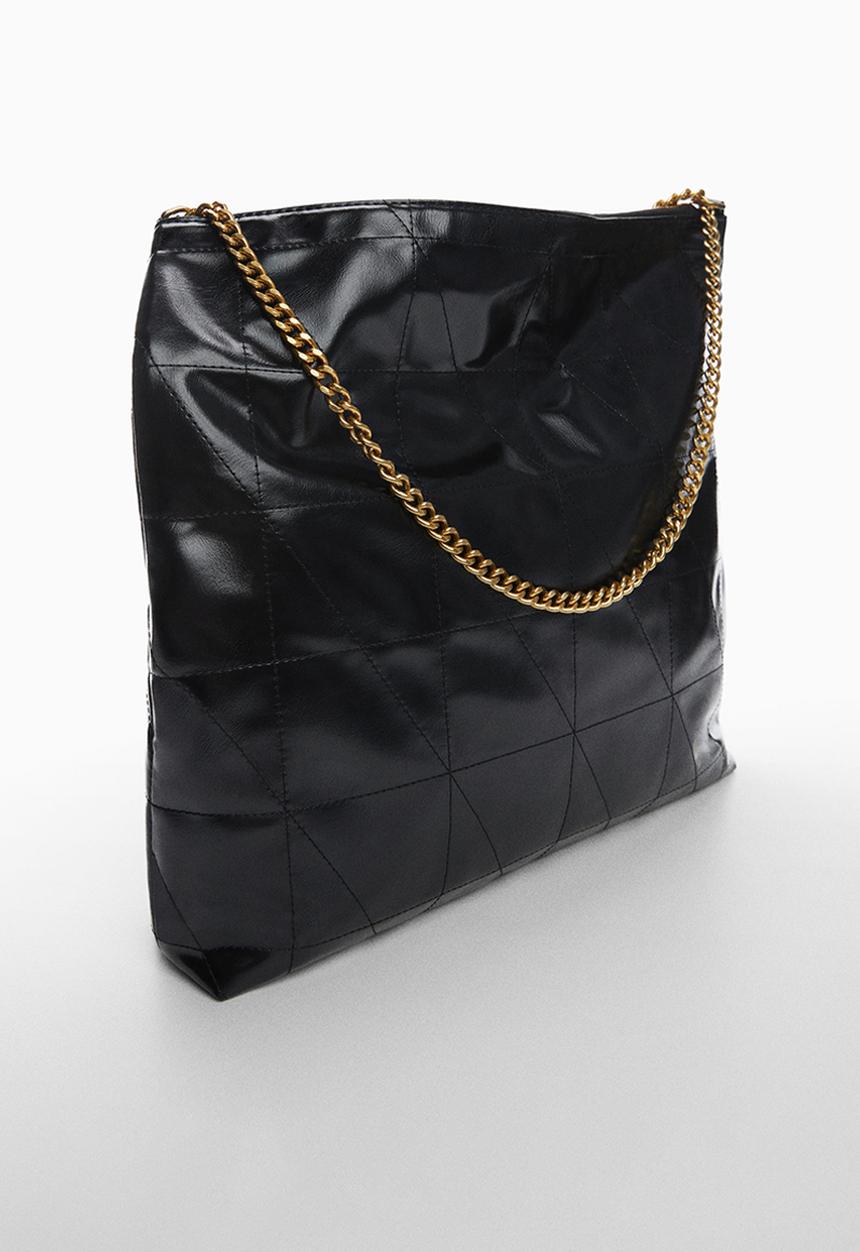 MANGO - Sack bag blake - black