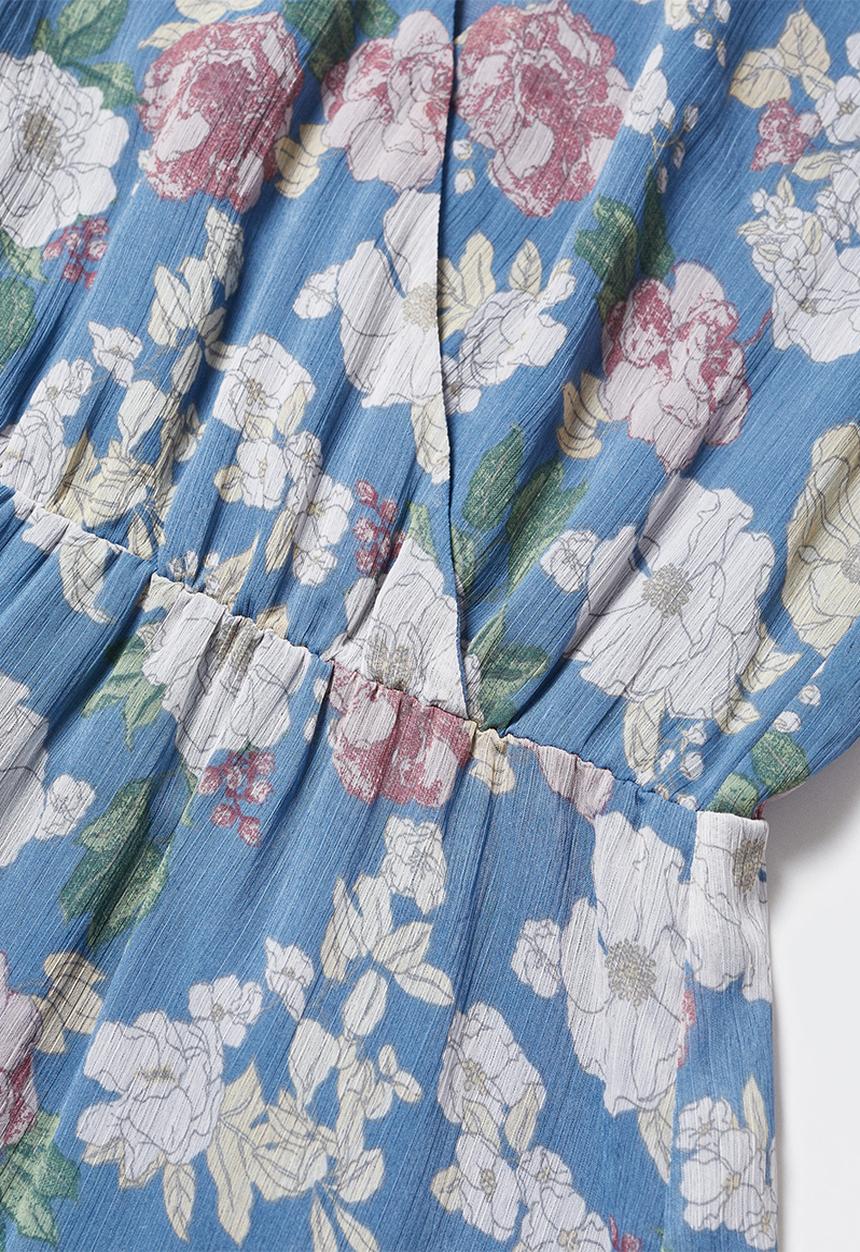 MANGO - Plus dress kuk - mid blue