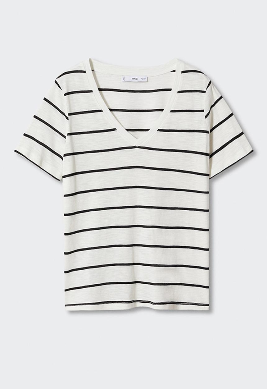 MANGO - Plus T-shirt linda - white