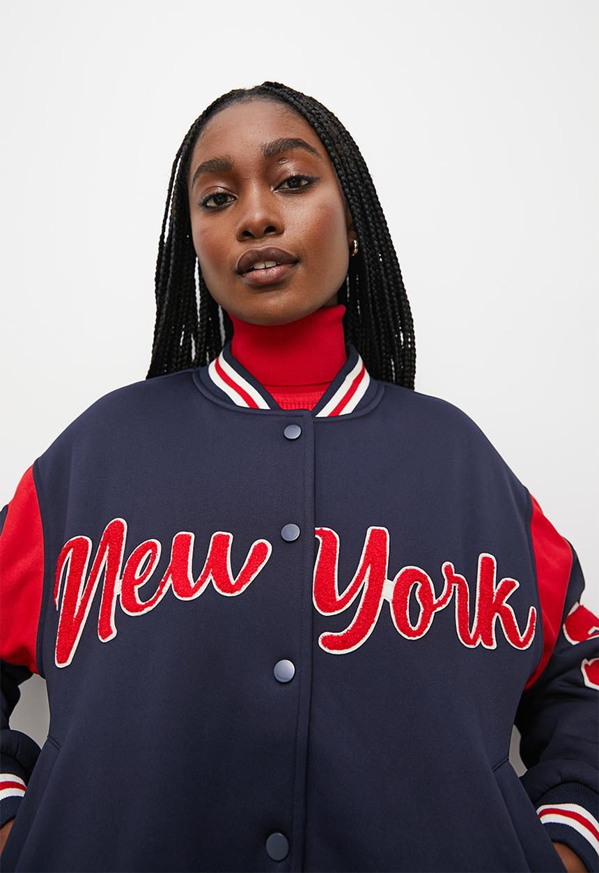 Blake - Collegiate bomber - ink