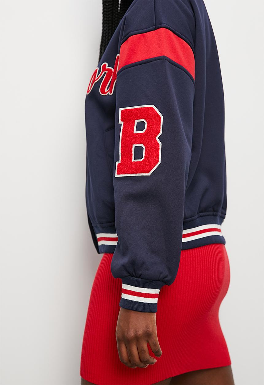 Blake - Collegiate bomber - ink