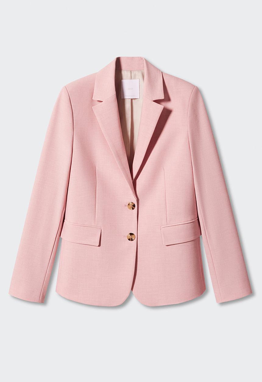 MANGO - Plus blazer borevi - mid pink