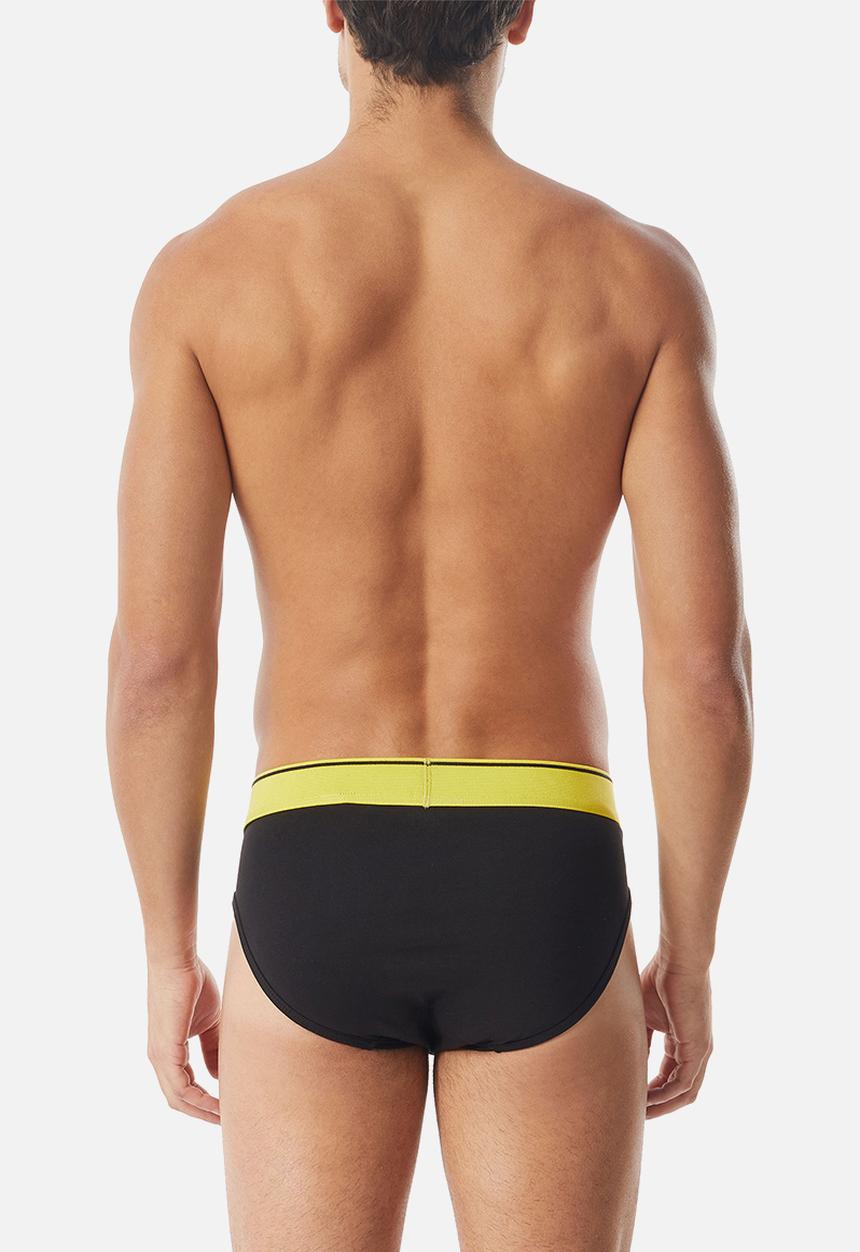 Diesel  - Umbr-andre 3 pack briefs - black/contrast waistband