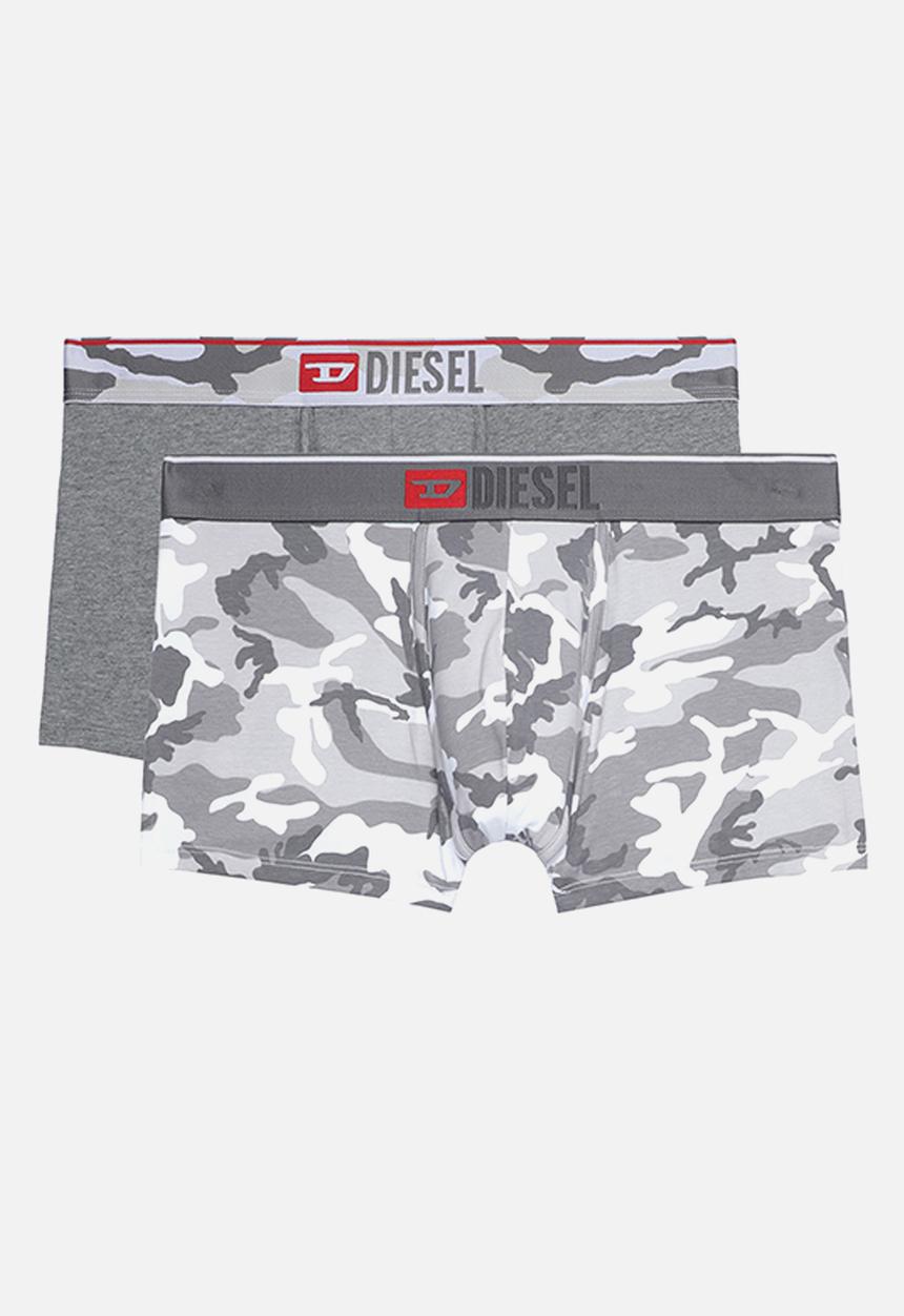 Diesel  - Damien 2 pack boxer briefs - grey/grey camo