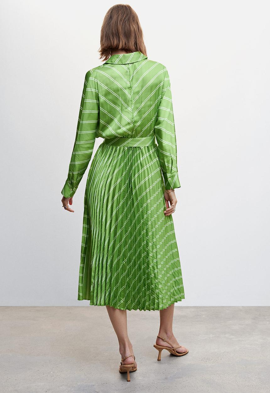 MANGO - Dress galo - green