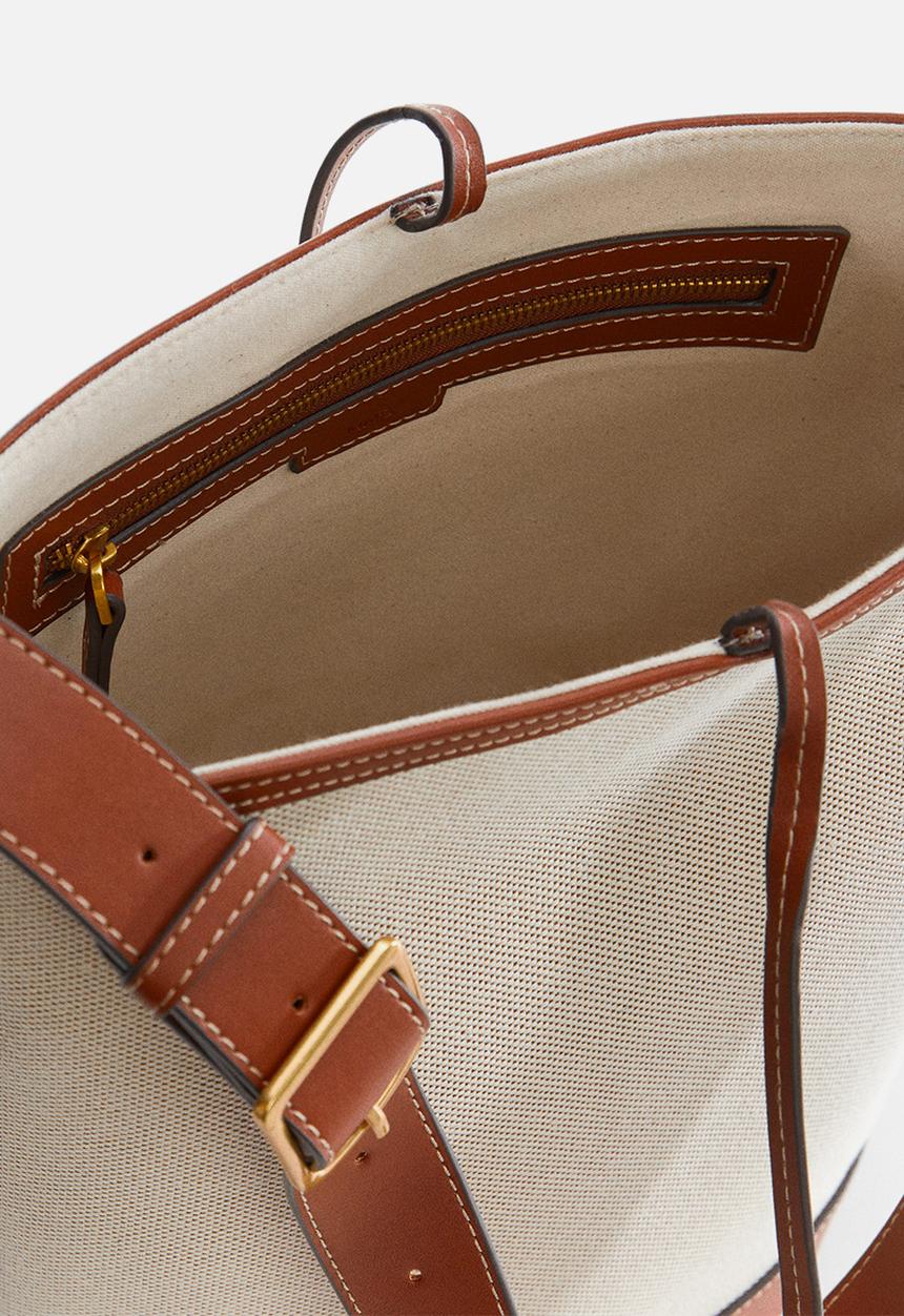 MANGO - Bag cantalar - brown 