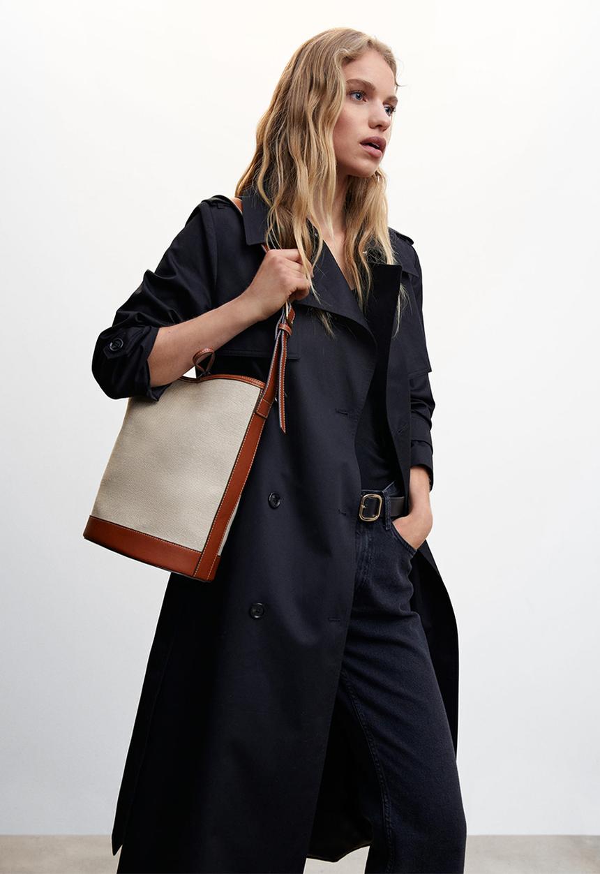 MANGO - Bag cantalar - brown 