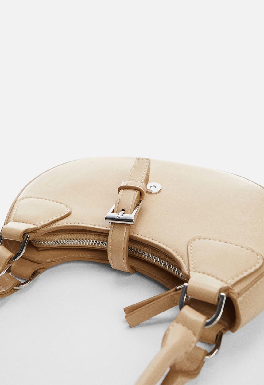 MANGO - Bag casandra - vanilla