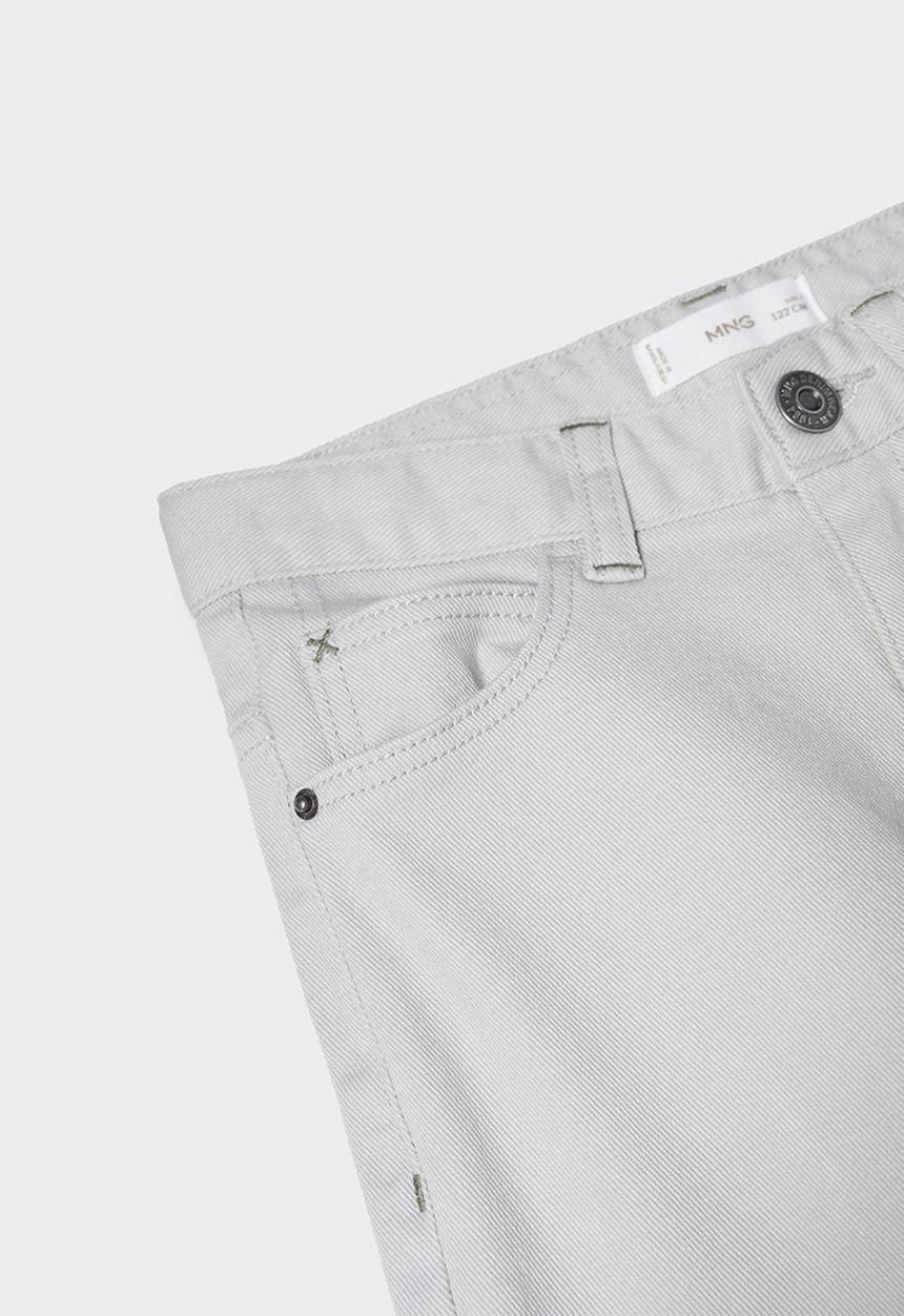 MANGO - Trousers peru4 - ice- white