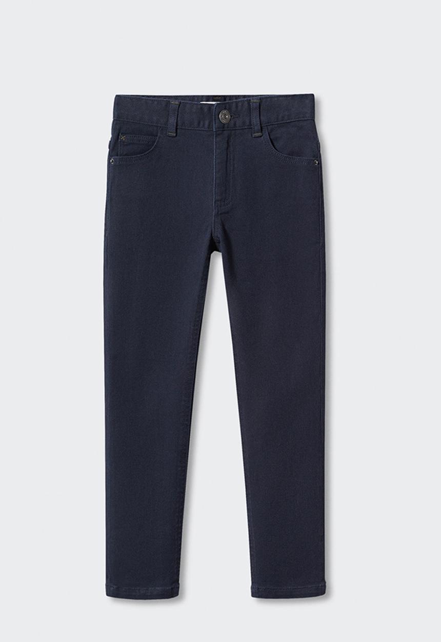 MANGO - Trousers peru4 - navy
