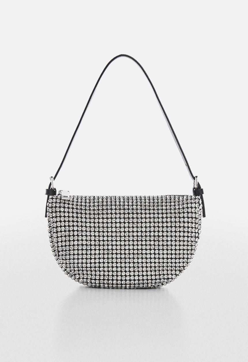 MANGO - Bag mch charlote - silver 