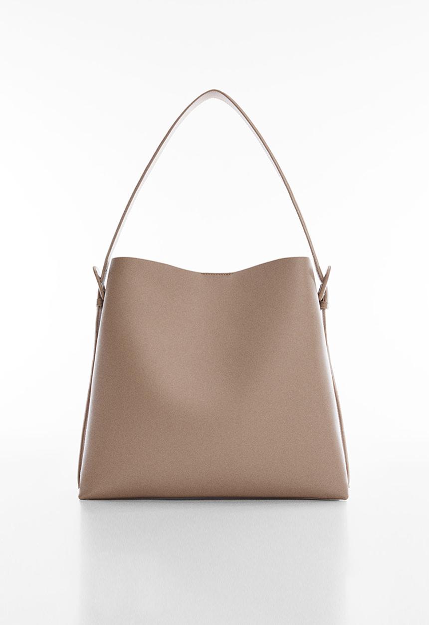 MANGO - Bag lucia - pastel brown