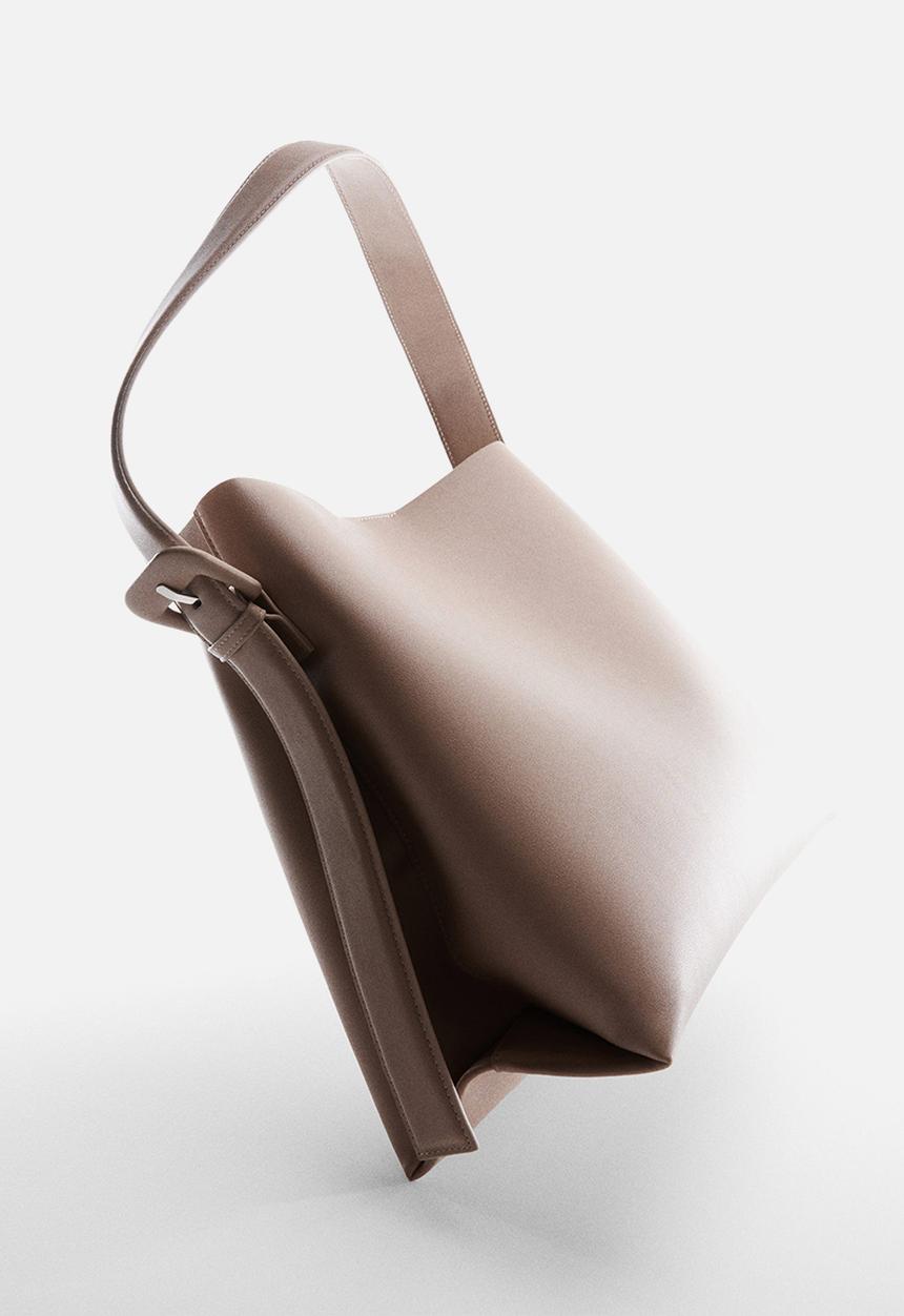 MANGO - Bag lucia - pastel brown