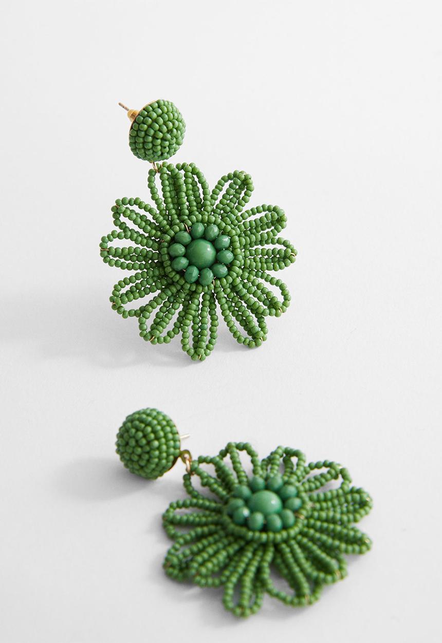 MANGO - Earrings rossana - green