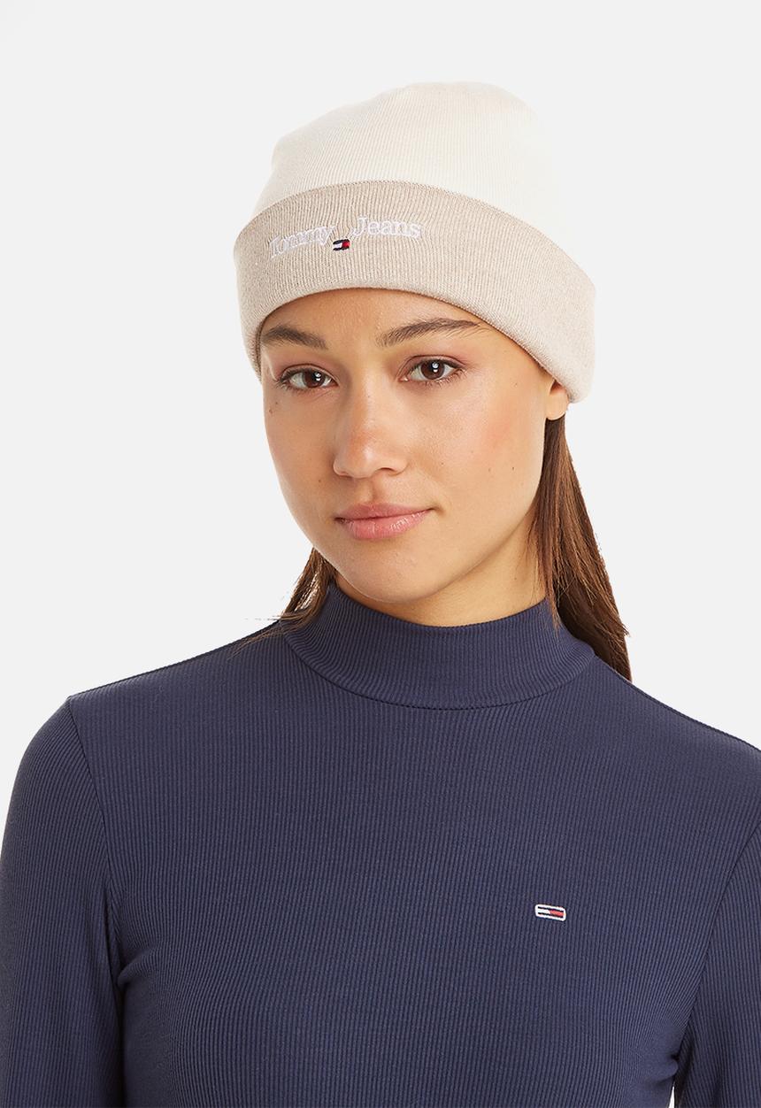 Tommy Hilfiger - Tjw sport beanie - ancient white/ stoney beige