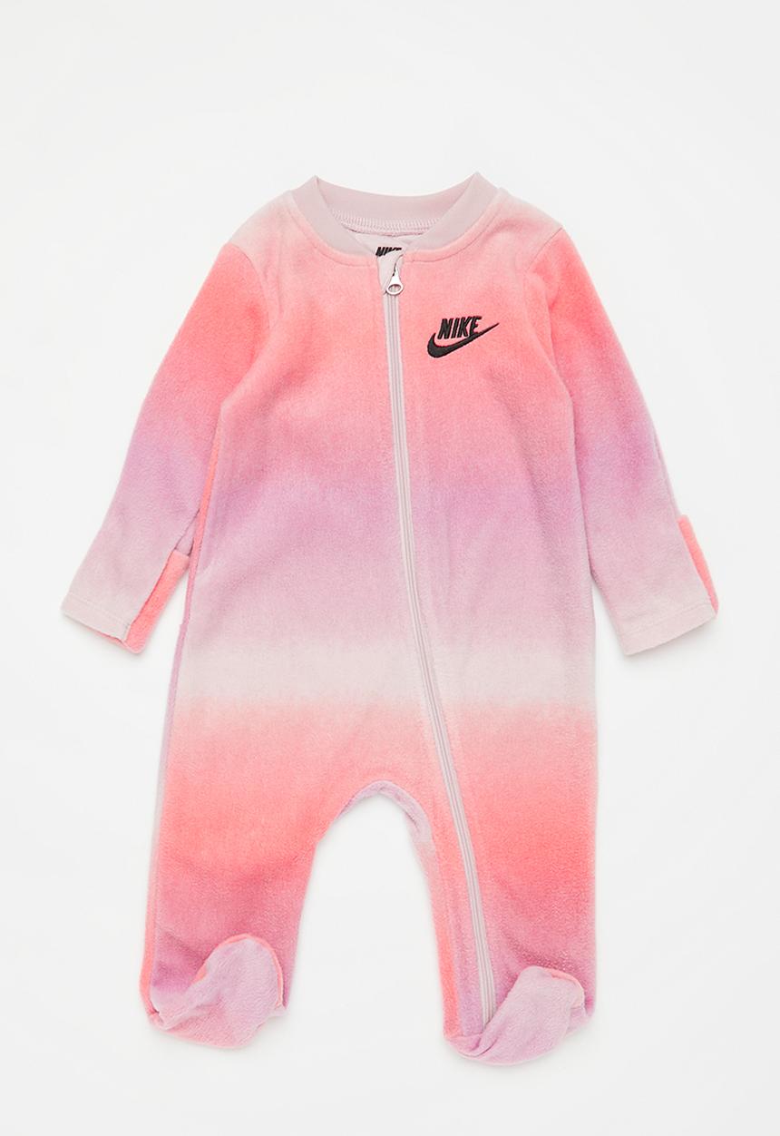 Nike - Nike girls printed club footed coverall - elemental pink