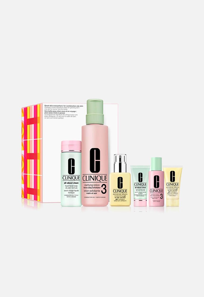 Clinique - Great Skin Everywhere Skincare Set: For Combination Oily Skin