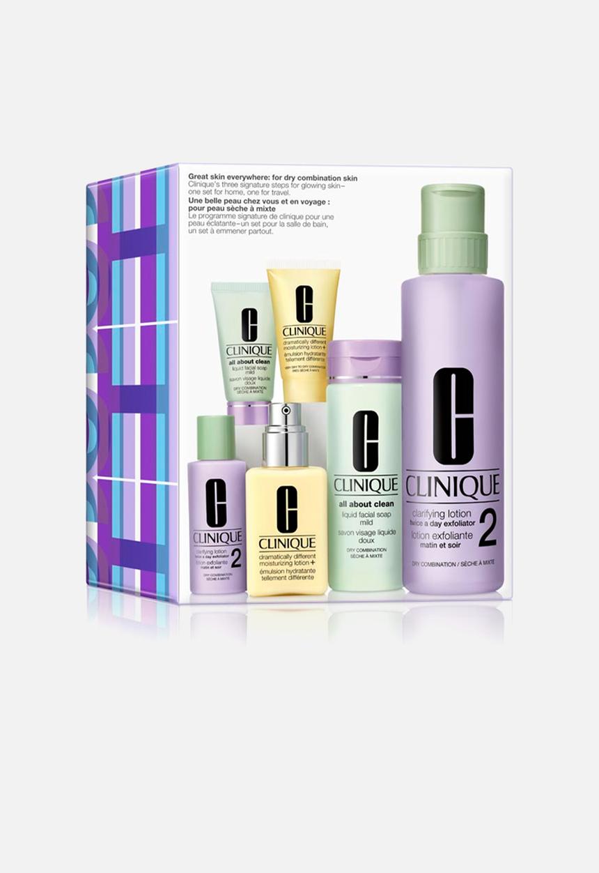 Clinique - Great Skin Everywhere Skincare Set: For Dry Combination Skin