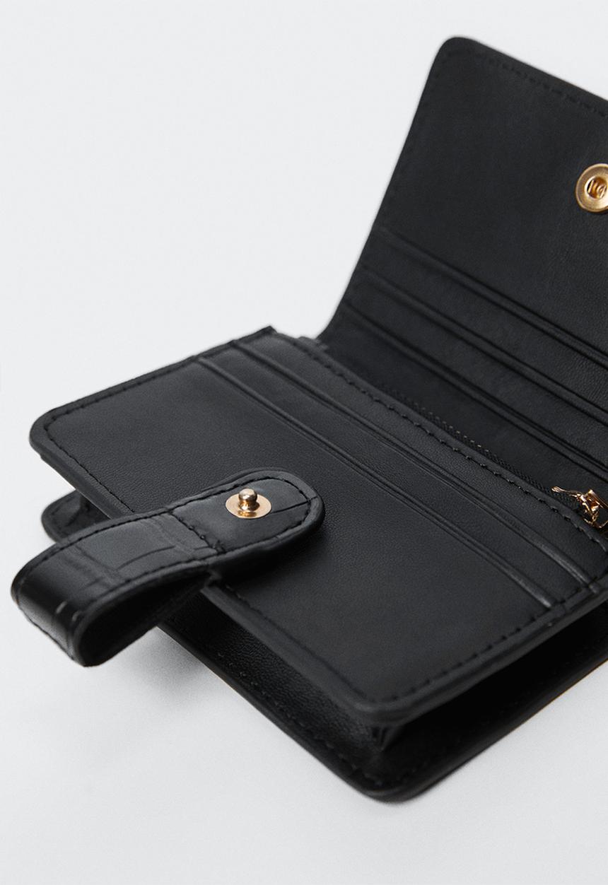 MANGO - Wallet leticia - black