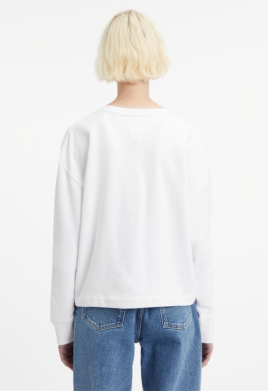 Tommy Hilfiger - BXY essential logo1 crew - white