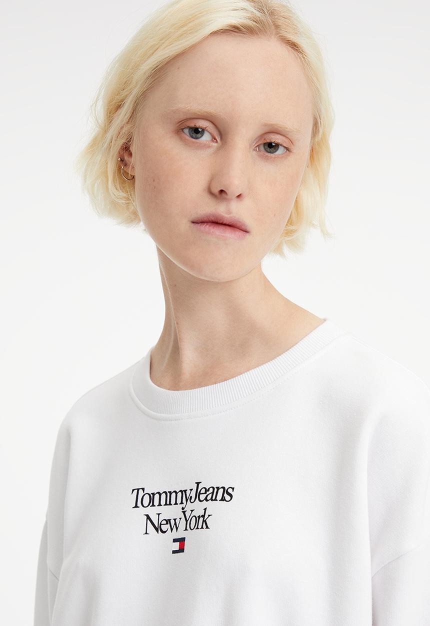 Tommy Hilfiger - BXY essential logo1 crew - white