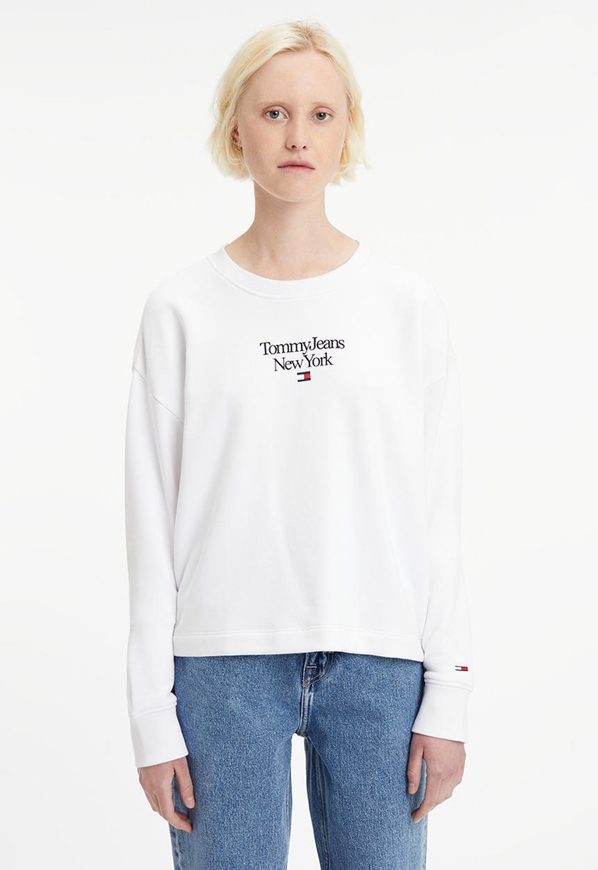 Tommy Hilfiger - BXY essential logo1 crew - white