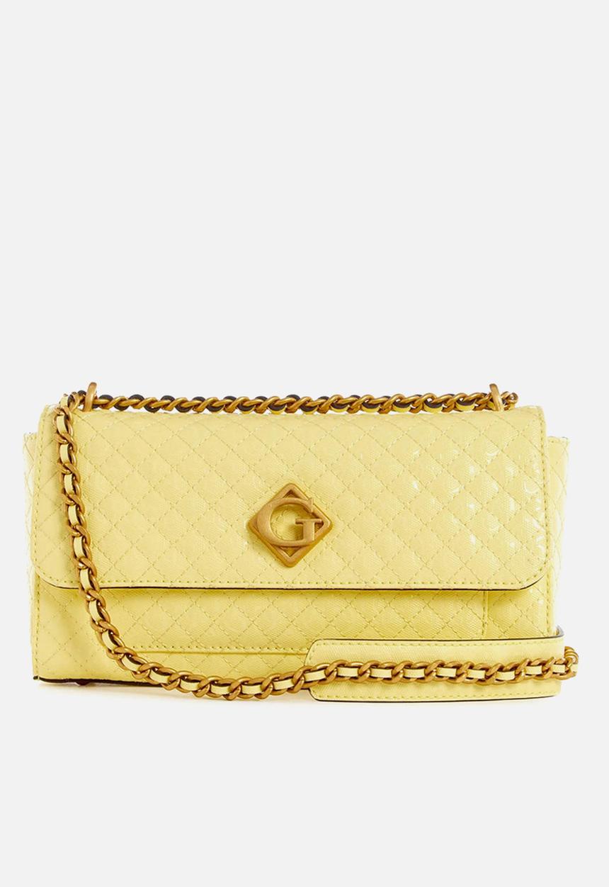 GUESS - Nerina convertible xbody flap - yellow 