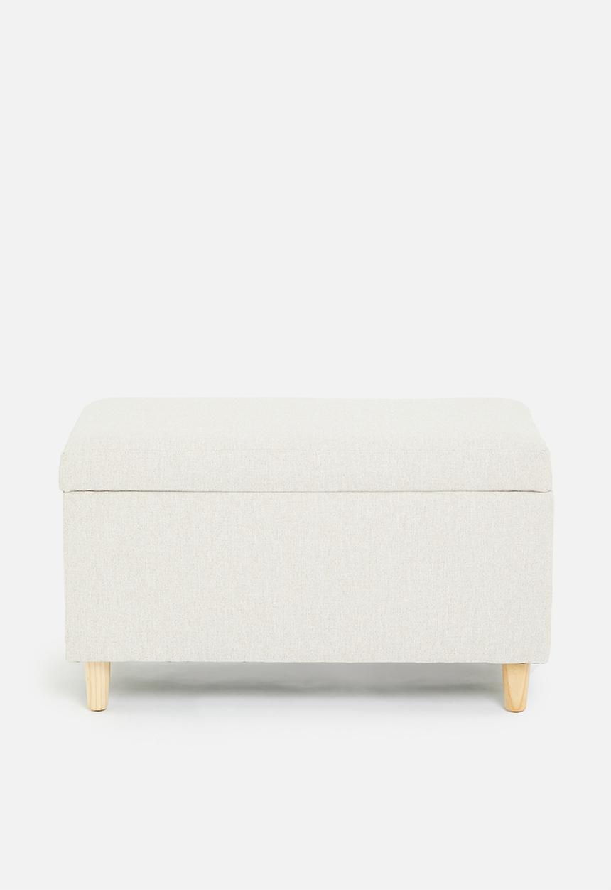 Sixth Floor - Yogi storage ottoman - natural