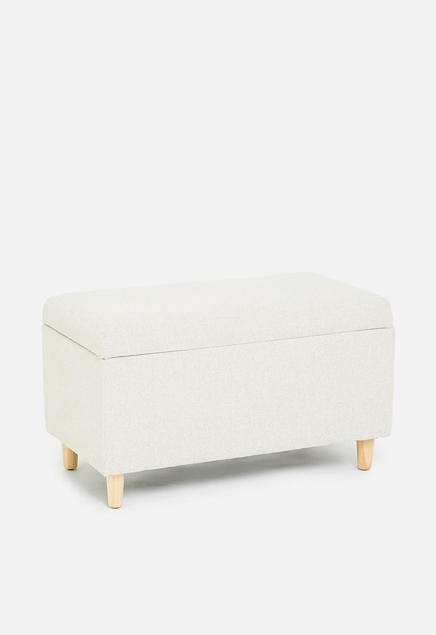 Sixth Floor - Yogi storage ottoman - natural