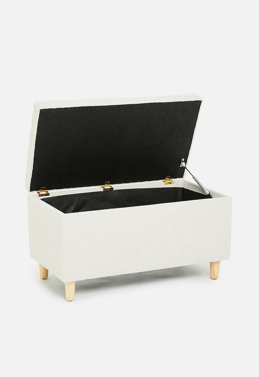 Sixth Floor - Yogi storage ottoman - natural