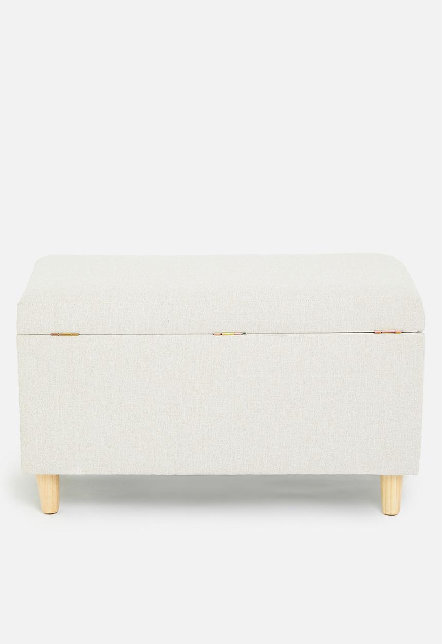 Sixth Floor - Yogi storage ottoman - natural