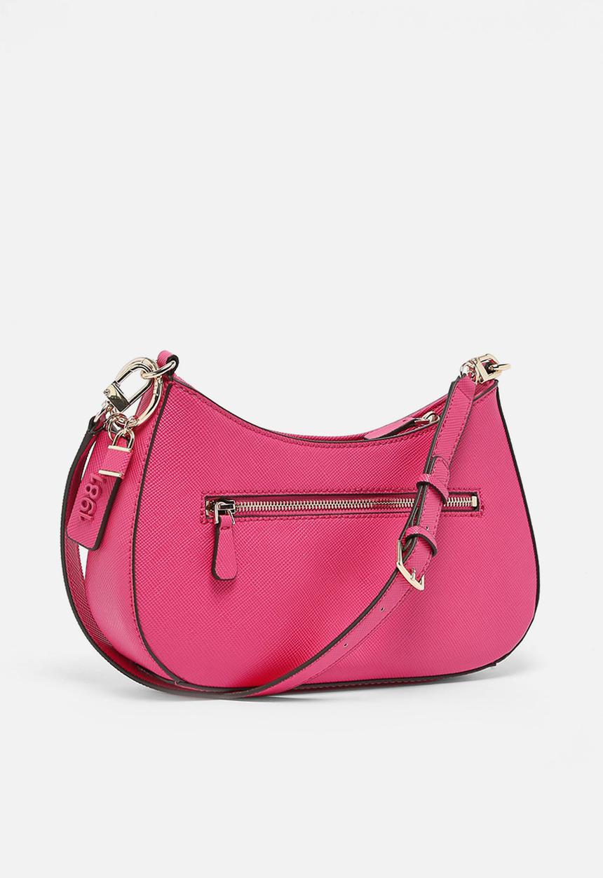 GUESS - Noelle top zip shoulder bag - watermelon 