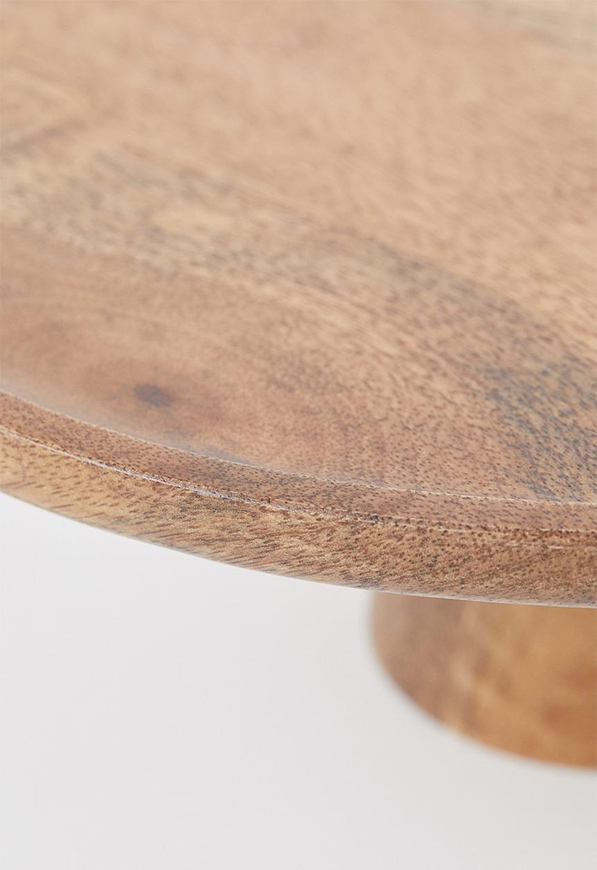 H&M - Mango wood cake stand - brown