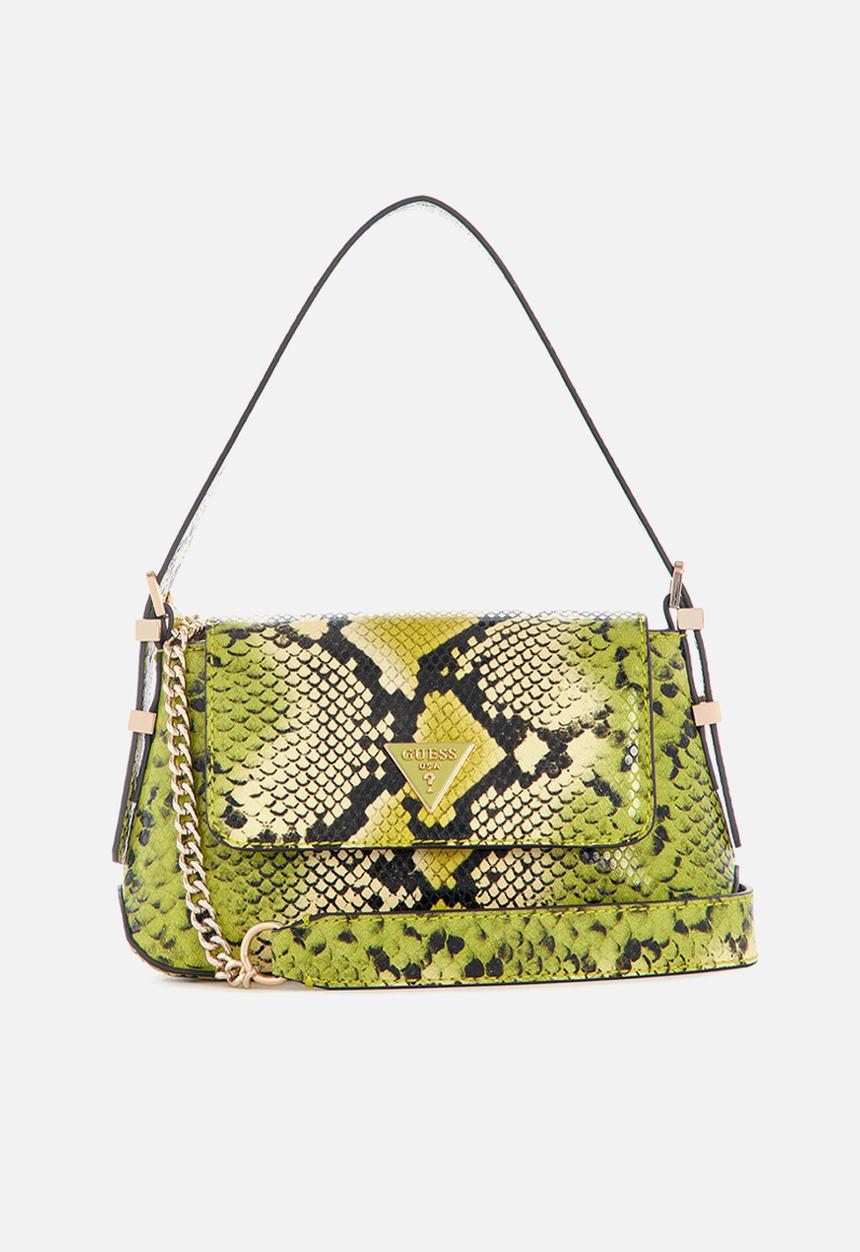 GUESS - Desideria mini flap shoulder bag - kiwi